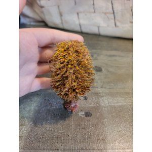 Brown orange bush tree Village accessory decor fall